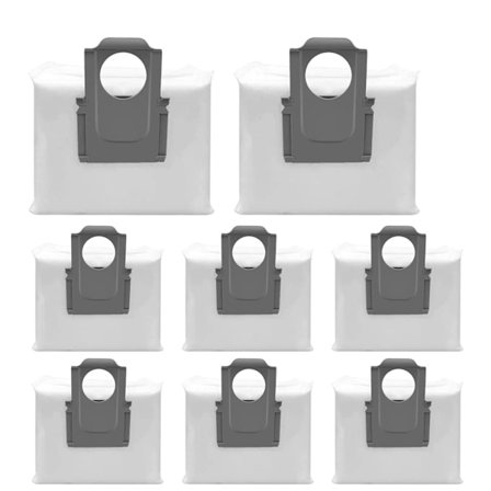 8 Dammsugarpåsar Tillbehör för Roborock S7 MaxV UltraQ7 Max/Q5/G10S/S7