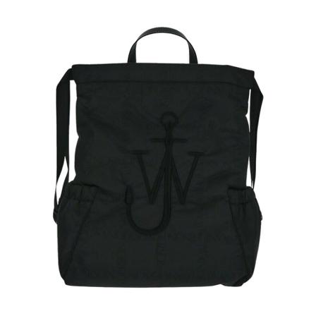 JW Anderson Logo-Print Anchor Rugzak , Zwart , Dames , Maat: ONE Size Rugzakken