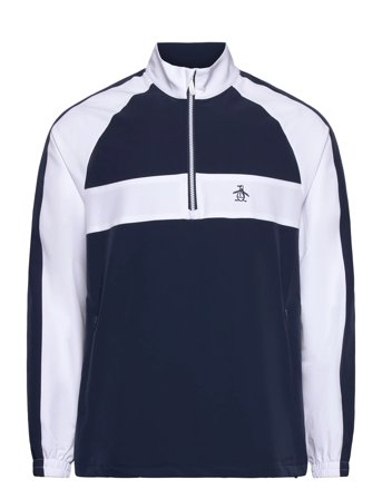 Original Penguin Golf | Long Sleeve 1/4-Zip Colour Block Jacket | XL