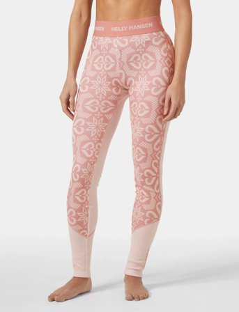 Helly Hansen W Lifa Merino Midw Gra Pant - Pink - XL