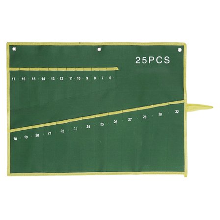 1 stk. Holdbar lærredsgaffelnøgle Værktøjsrulle Opbevaringstaske