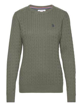 Uspa O Neck Knit Beth Women Khaki U.S. Polo Assn.
