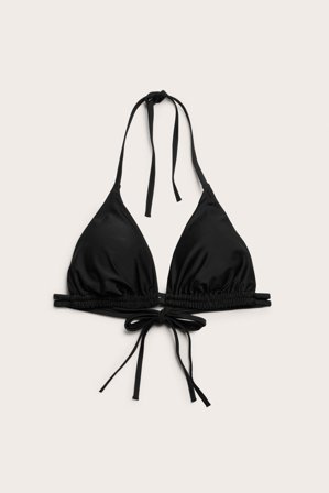 Kappahl | Trekantbikini-topp Svart L | Svart