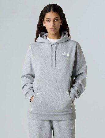 The North Face W Simple Dome Regular Hoodie - Grey - M
