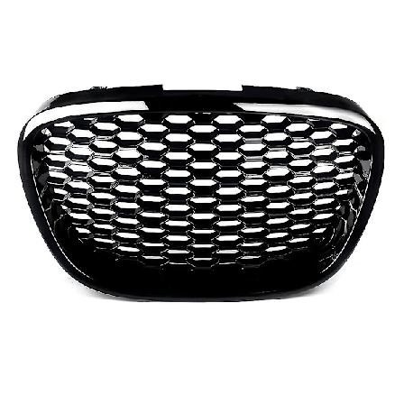 Gloss/Matt Svart Front Honeycomb Grill Mesh Badgeless Grill For Seat Leon Mk2 1p Altea Toledo Mk3 2004-2009 Frontfanger Grill