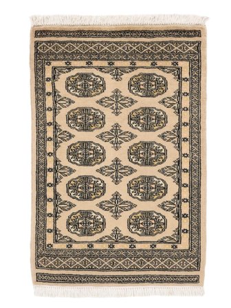 Tapis Pakistan Boukhara 2Ply 63X94 Orange/Marron (Laine, Pakistan)