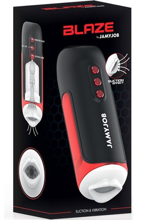 Blaze Suction & Vibration Mouth Masturbator - Woome.pl