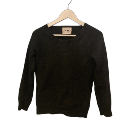 Svart angoratröja från Acne, S