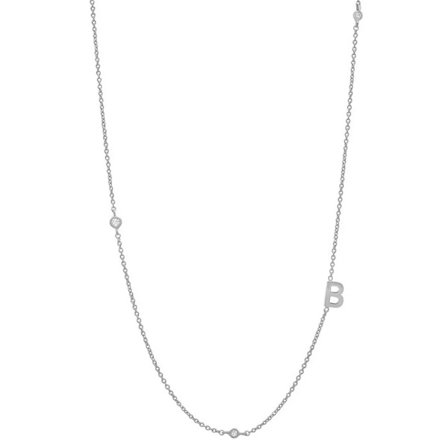 925 Sterling Silver Guld Bokstav Enkel Hänge Choker Berlock Initial AM Halsband 26 Bokstäver Dam Smycken Alfabet