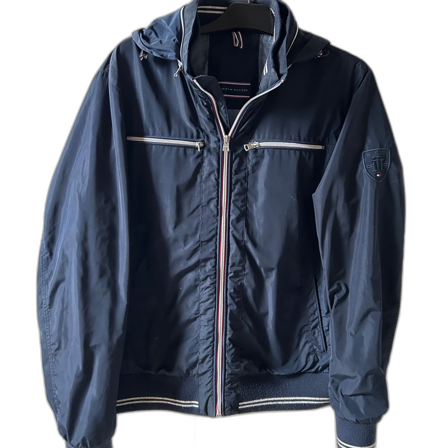 Marinblå vindjacka Tommy Hilfiger