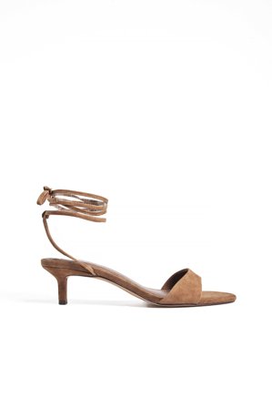 Premium Selection Suede Ankle Strap Heels - Läderskor - Brun - EU 40