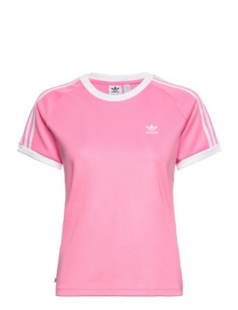 Adicolor Classics Slim 3-Stripes T-Shirt T-shirts & Tops Football Shirts Vaaleanpunainen Adidas Originals