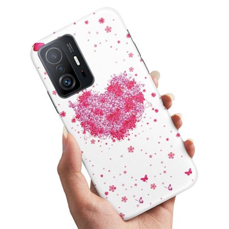 Xiaomi 11T/11T Pro 5G - Cover/Mobilcover Blomsterhjerte