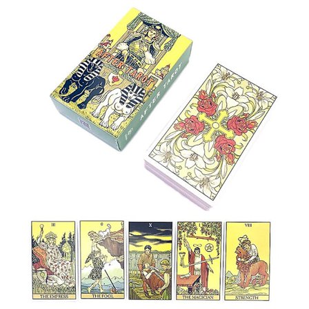 After Tarot -kortit ennustavat kohtalon ennustamisen korttipakan perhejuhlapeli