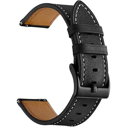 Galaxy Watch 4 Armband 40mm 44mm/Galaxy Watch 4 Classic 46mm 42mm Armband, 20mm Läderarmband Dam Herr för Samsung Galaxy Watch Active 2/Watch 42