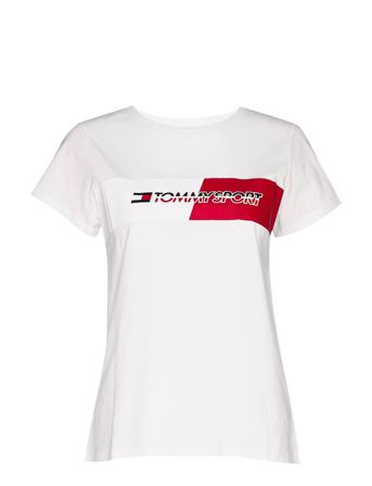 Graphic Flag Tee White Tommy Sport
