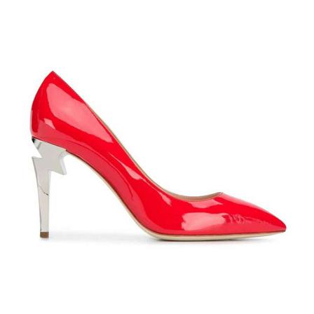 Giuseppe Zanotti Bolt G-Heel Pumps Rød, Dame, Størrelse: 38 EU