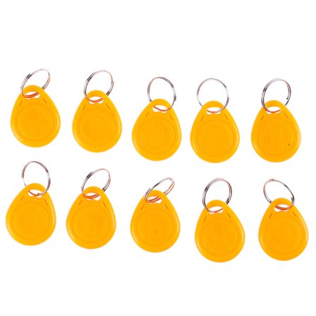 10:a T5577 dupliceringsmärke kopia 125khz rfid tag kort nyckelring Grå One Size