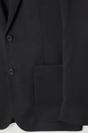 COS Regular Unstructured Wool Blazer in Black - Men