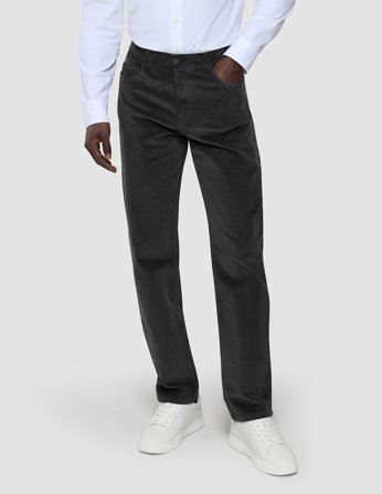 Shaping New Tomorrow - Corduroy Pants - Dark Grey - Herre - Størrelse 38/30