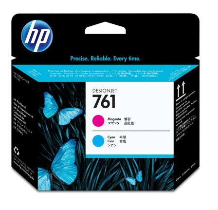 HP 761 - cyan, magenta - skriverhode