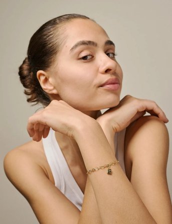 Enamel Copenhagen Charm, Story Keeper - Gold - ONE SIZE