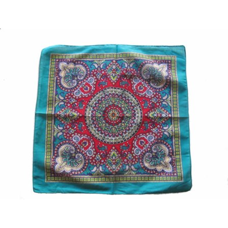 Pattern Grön Bandana Motorcykel Scarf