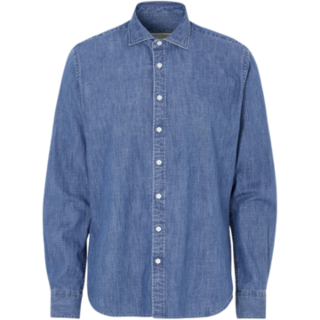 Jeansskjorta Herr Slim Fit Cottover