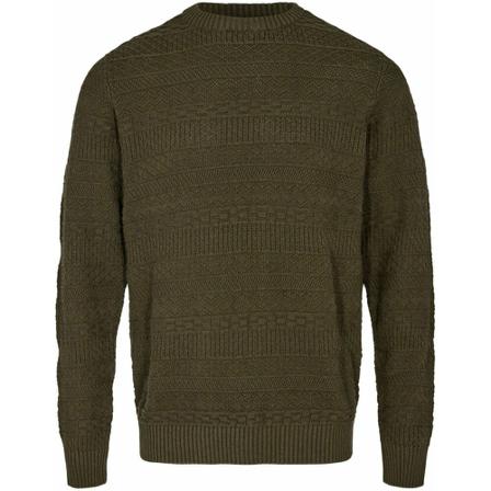 Anerkjendt Round-neck Strik Grøn, Herre Strik, Størrelse: L