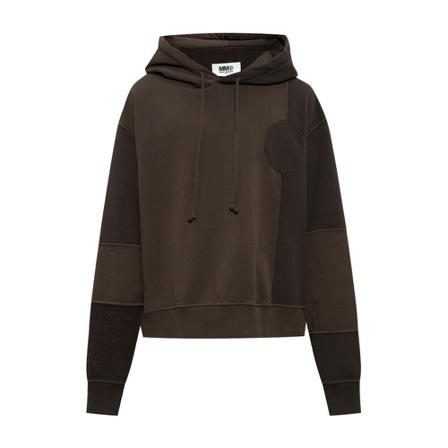 MM6 Maison Margiela Cotton hoodie Brun, Herre