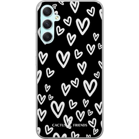 Yhteensopiva Puhelinkuori Samsung Samsung Galaxy A34 Cactus and Friends - Handdrawn Love Chaos
