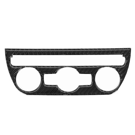 Kulfiber AC Kontakt Panel Trim Køretøj Aircondition Dækning Køretøj Eftermontering