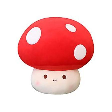 S t Sieni Pehmolelu Kawaii Sieni T ytetty El in Tyyny Lahjat Lapsille Sieni Tyyny Koti Sisustus (9.06 tuumaa punainen)