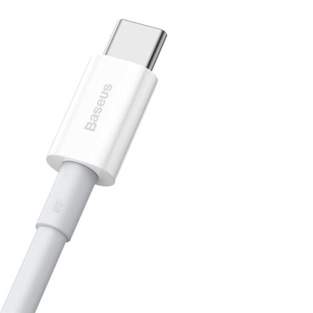 Baseus Superior-sarjan kaapeli USB-USB-C, 66W, 2m (valkoinen)