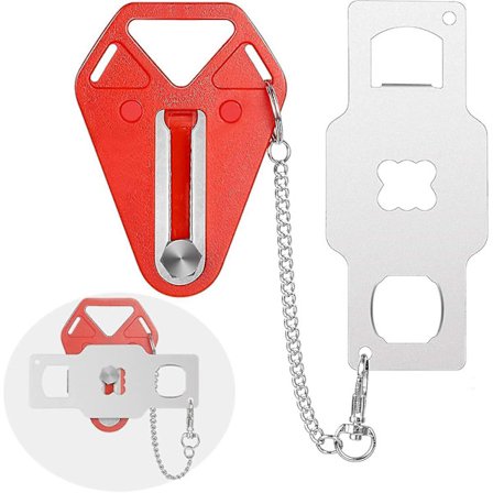 Bærbar Dørlås Hjemmesikkerhedslåse Sikkerhedsdøre Lås Til Rejser