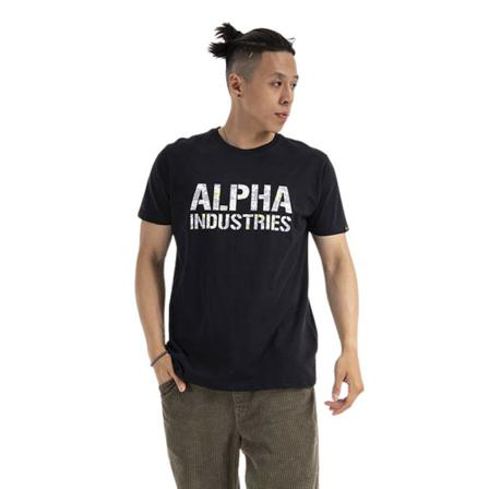 Alpha Industries, Koszulka Czarny, Mężczyzna, Rozmiar: XL