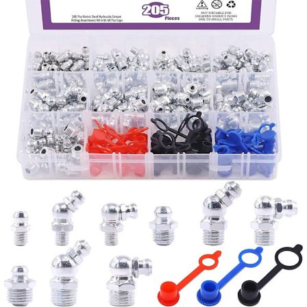 205st Hydraulisk koppling Smörjnippel Smörjnipplar