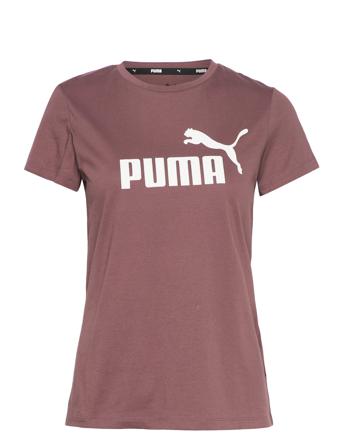 Ess Logo Tee T-shirts & Tops Short-sleeved Rosa PUMA