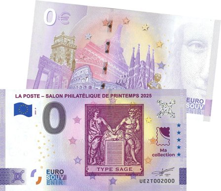 Frankrig - 0 Euro Salon de Printemps - Souvenir pengeseddel