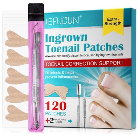 Profesjonelle inngrodde tåneglplaster neglefikser for skadede eller bøyde negler