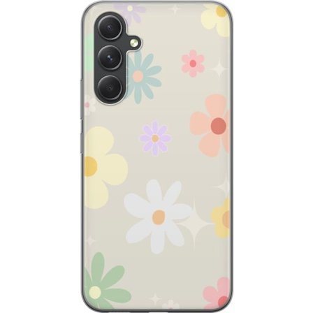 Mobilskal till Samsung Galaxy S24+ med fejdande blommor