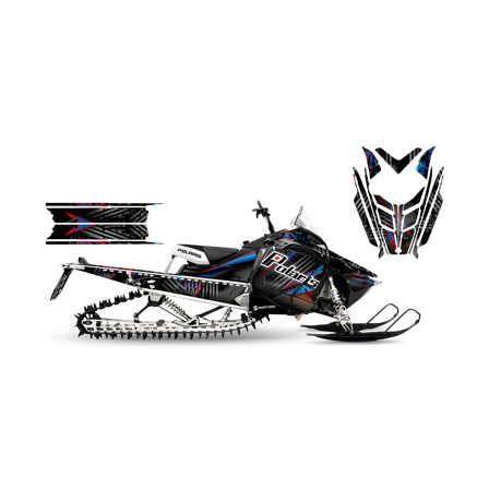 Dekalkit SweTown Inflated Blå - Polaris 600 Indy SP 2013-2016