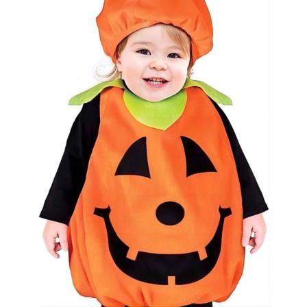Halloween barnkostymer för barn pumpaformade växtkostymer cosplay baby förälder-barn rollspelskostymer