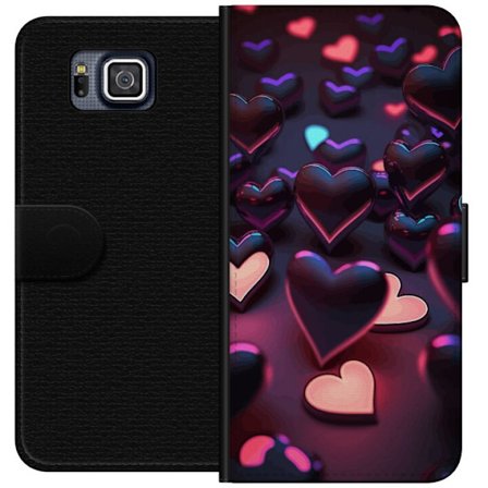 Yhteensopiva Lompakkokotelo Samsung Samsung Galaxy Alpha KeskiyönSydämet