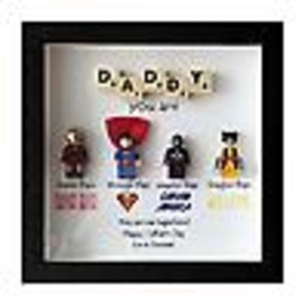 Superhelt Foto Ramme Veggkunst Retro Tegneseriefigur Hjemmedekor