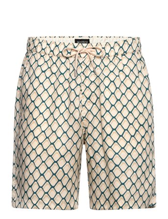 Scotch & Soda | Fave - Printed Tencel Relaxed Fit Bermuda Short | M