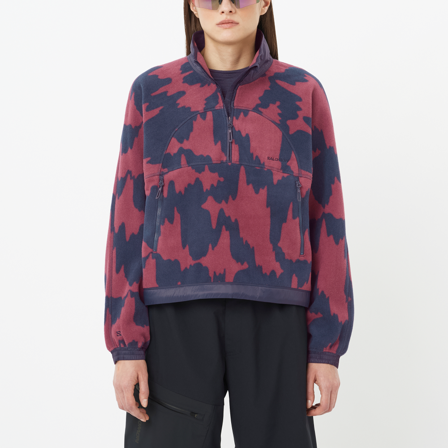 Salomon - Välikerrokset Vaatteet Chroma Fleece Crop Hz W