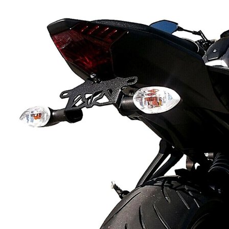 Nummerplateholder med LED-lys for Yamaha MT07 FZ07 MT-07 FZ-07 2014 15 16 17 18 Motorsykkel Haletidy Fender Eliminator
