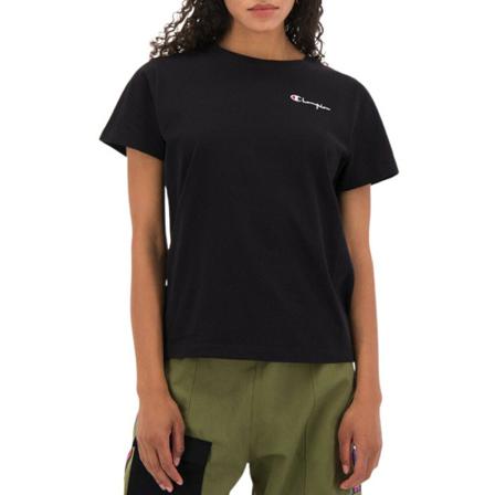 Champion, Koszulka Crewneck 112195 Kk 001 XS Czarny, Kobieta, Rozmiar: M