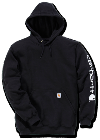 Carhartt K288BLK Huvtröja svart L, Kläder